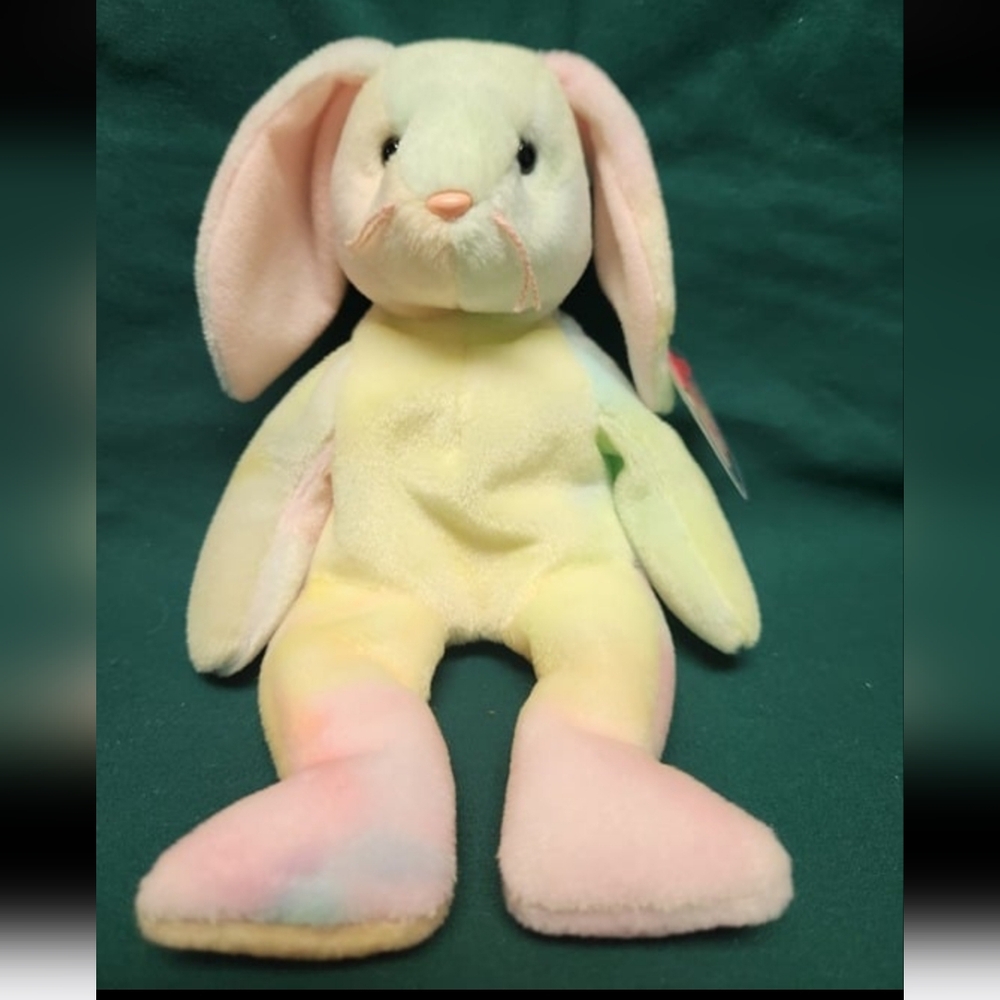 Ty Beanie Babies 1999 Hippie Tie Dye Bunny